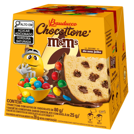 Mini Chocottone M&M's Bauducco 12un 80g
